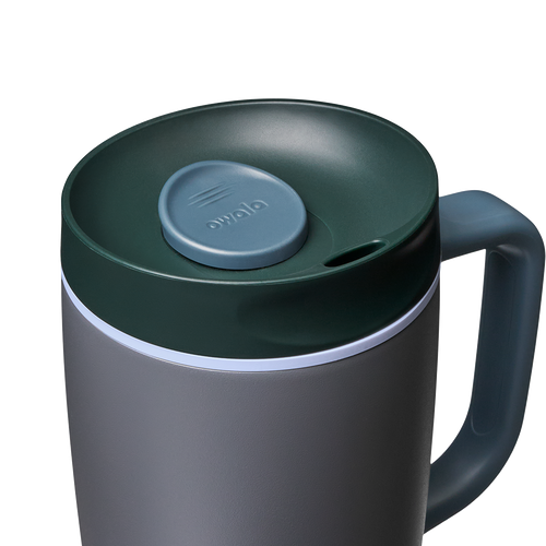 SmoothSip Slider with Handle 12oz - Leak-proof. Hot or cold. Satisfying sips.